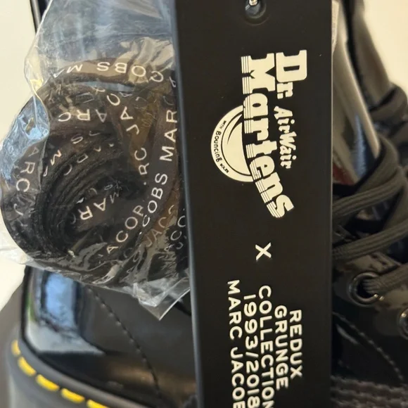 size 5us - Dr. Martens x Redux Grunge Collection 1993/2018 Marc Jacobs black